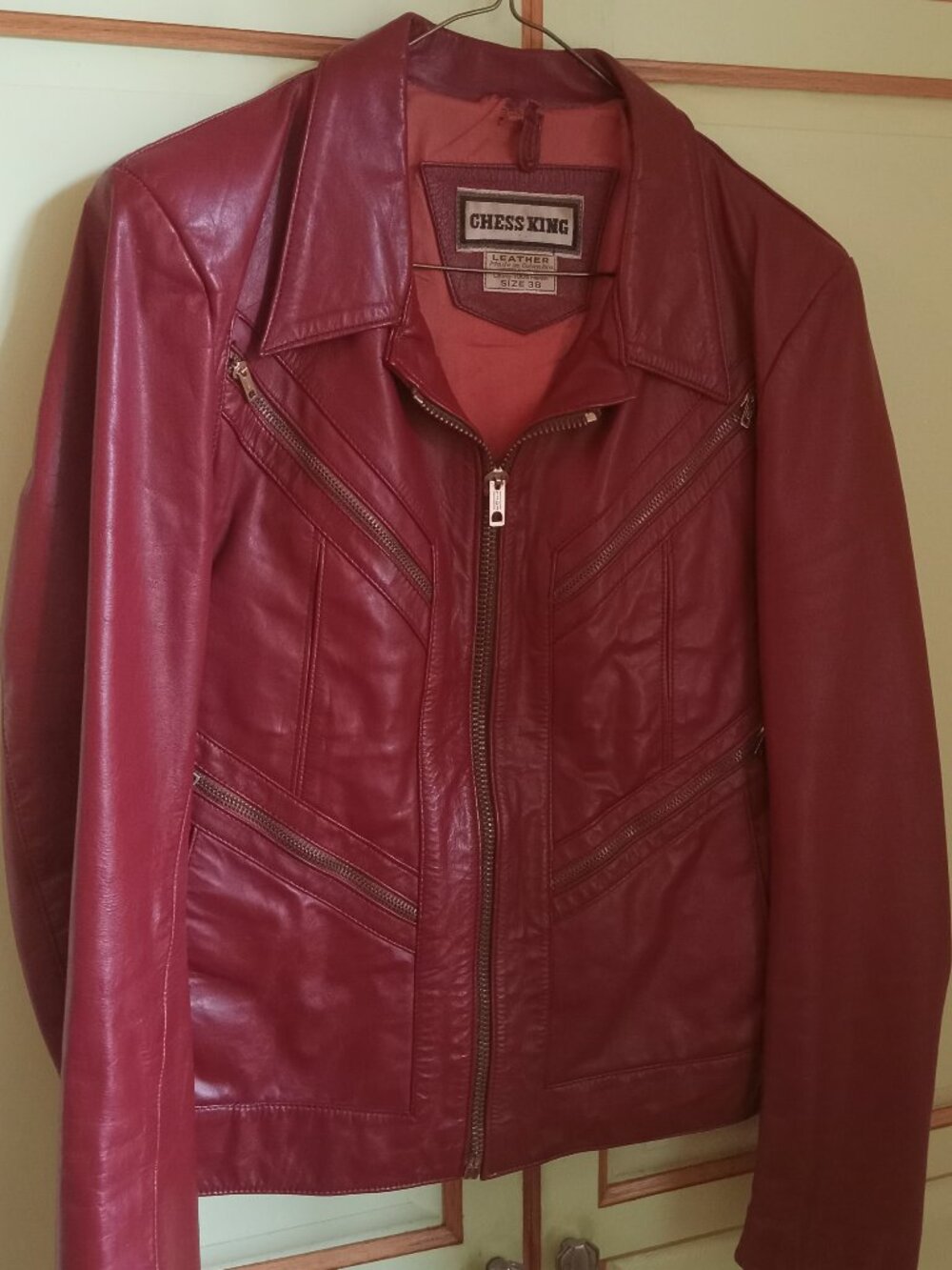Vintage 1970 leather jacket very stylish